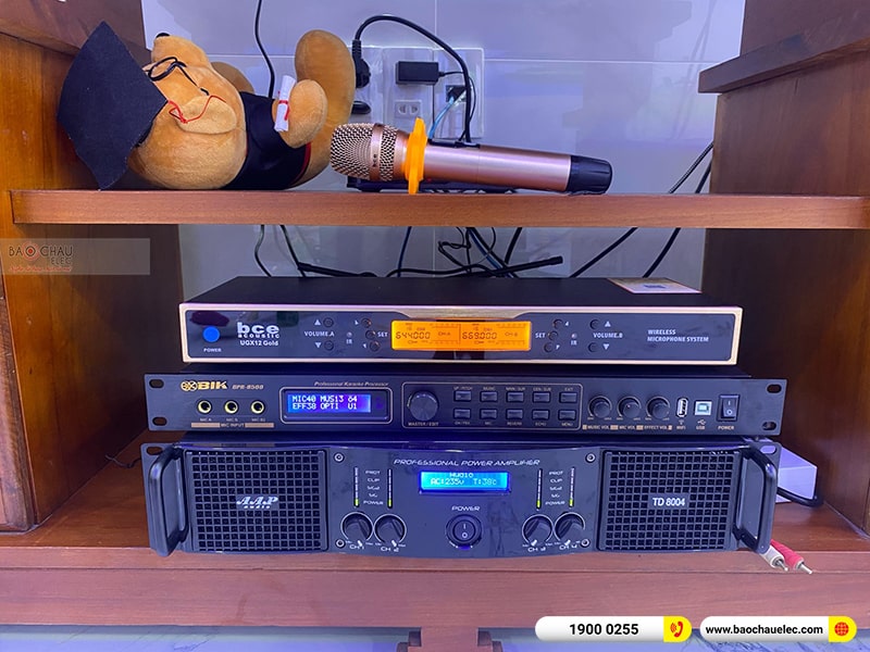 Lắp đặt dàn karaoke trị giá hơn 50 triệu cho anh Mạnh tại Đồng Nai
