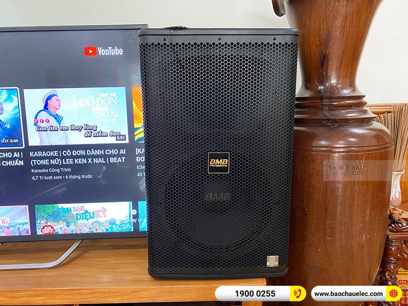 Lắp đặt dàn karaoke gia đình anh Minh