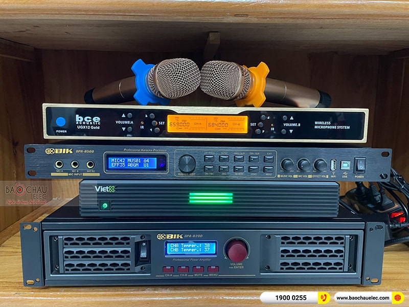 Lắp đặt dàn karaoke trị giá hơn 60 triệu cho anh Trung tại Đồng Nai (JBL MTS12, BPR-8200, BPR-5600, SW612C, 4K Plus, UGX12 Gold) 