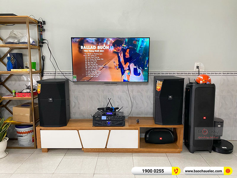 Lắp đặt d&agrave;n karaoke gia đ&igrave;nh anh Vinh