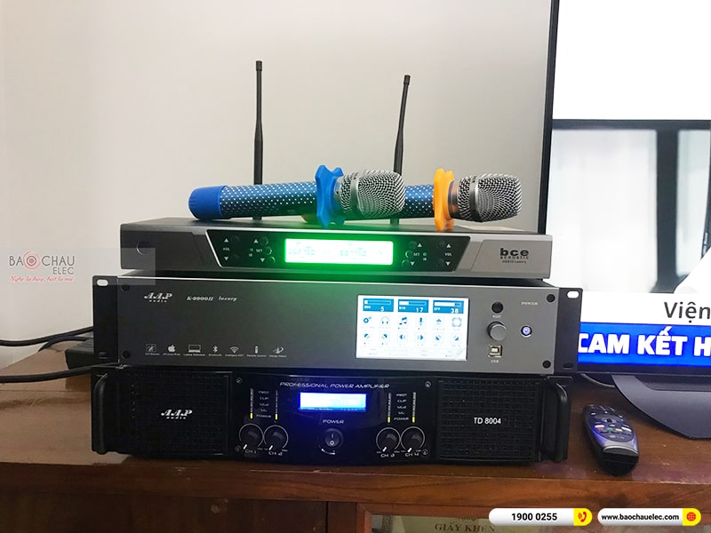 Lắp đặt dàn karaoke gia đình chú Dương