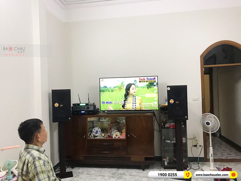 Lắp đặt dàn karaoke gia đình chú Dương
