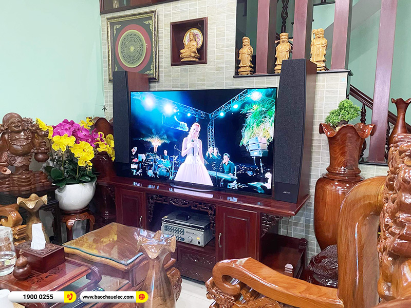 Lắp đặt Loa nghe nhạc Jamo C97II trị giá khoảng 20 triệu cho anh Hoành tại Đồng Nai