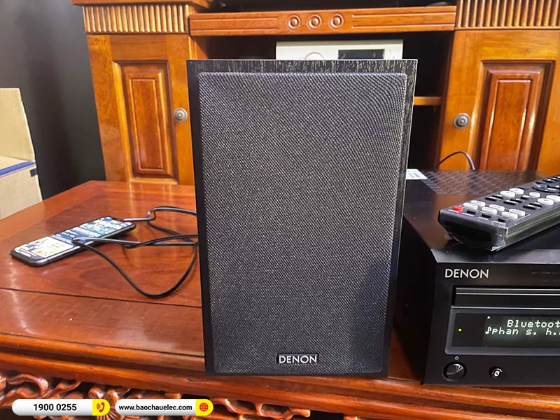 Lắp đặt dàn nghe nhạc mini Denon D-M41 trị giá khoảng 16 triệu cho anh Hồng tại Đồng Nai 