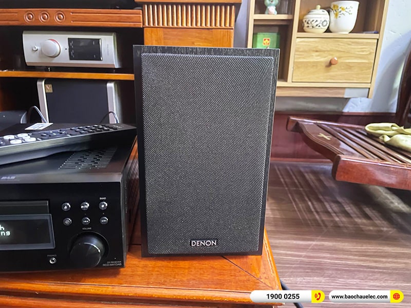 Lắp đặt dàn nghe nhạc mini Denon D-M41 trị giá khoảng 16 triệu cho anh Hồng tại Đồng Nai 