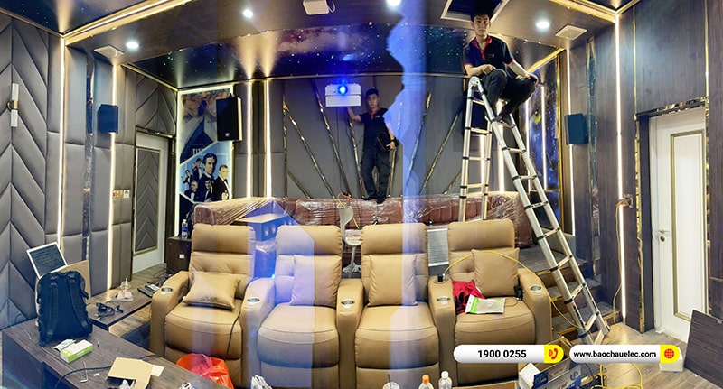 Lắp đặt hệ thống karaoke, nghe nhạc, xem phim trị giá gần 1 tỉ cho khách hàng tại Đồng Nai (RCF C5212-99, MP3350, Klipsch RF7III, X8500H,…)