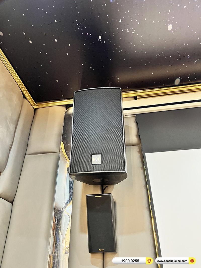 Lắp đặt hệ thống karaoke, nghe nhạc, xem phim trị giá gần 1 tỉ cho khách hàng tại Đồng Nai (RCF C5212-99, MP3350, Klipsch RF7III, X8500H,…)
