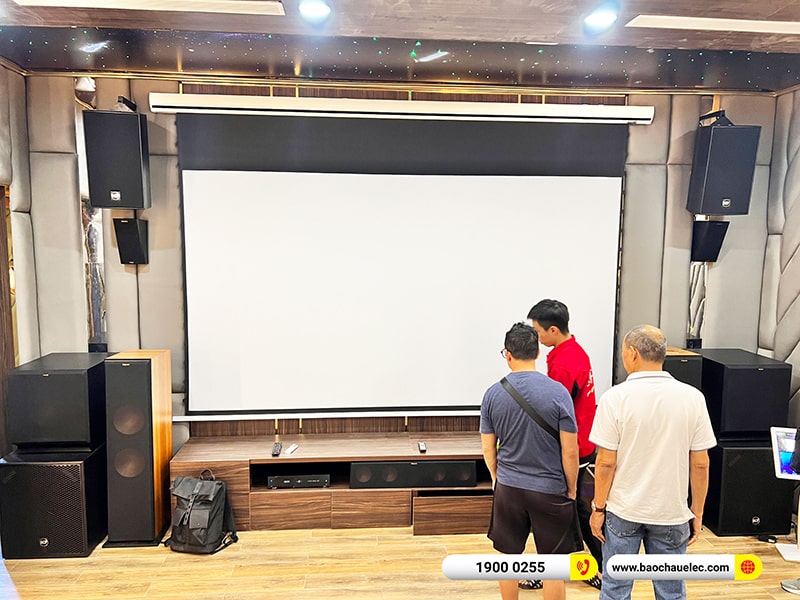 Lắp đặt hệ thống karaoke, nghe nhạc, xem phim trị giá gần 1 tỉ cho khách hàng tại Đồng Nai (RCF C5212-99, MP3350, Klipsch RF7III, X8500H,…)