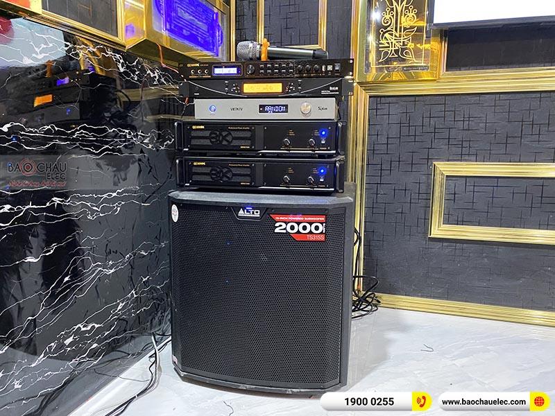 Lắp đặt dàn karaoke kinh doanh anh Hạnh