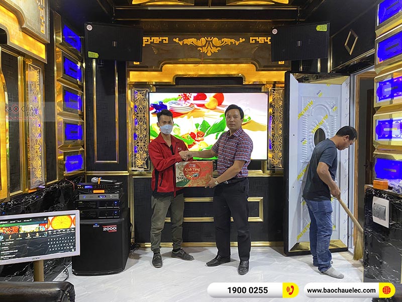 Lắp đặt dàn karaoke kinh doanh anh Hạnh
