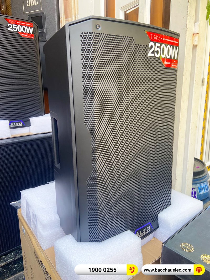 Lắp đặt dàn âm thanh trị giá gần 120 triệu cho anh Hiến tại Bình Dương (Alto TS415, Alto MP2750, KX180A, MG12XU, SXSub18+, UGX12 Gold)