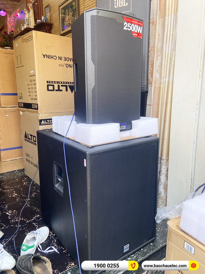 Lắp đặt dàn âm thanh trị giá gần 120 triệu cho anh Hiến tại Bình Dương (Alto TS415, Alto MP2750, KX180A, MG12XU, SXSub18+, UGX12 Gold)