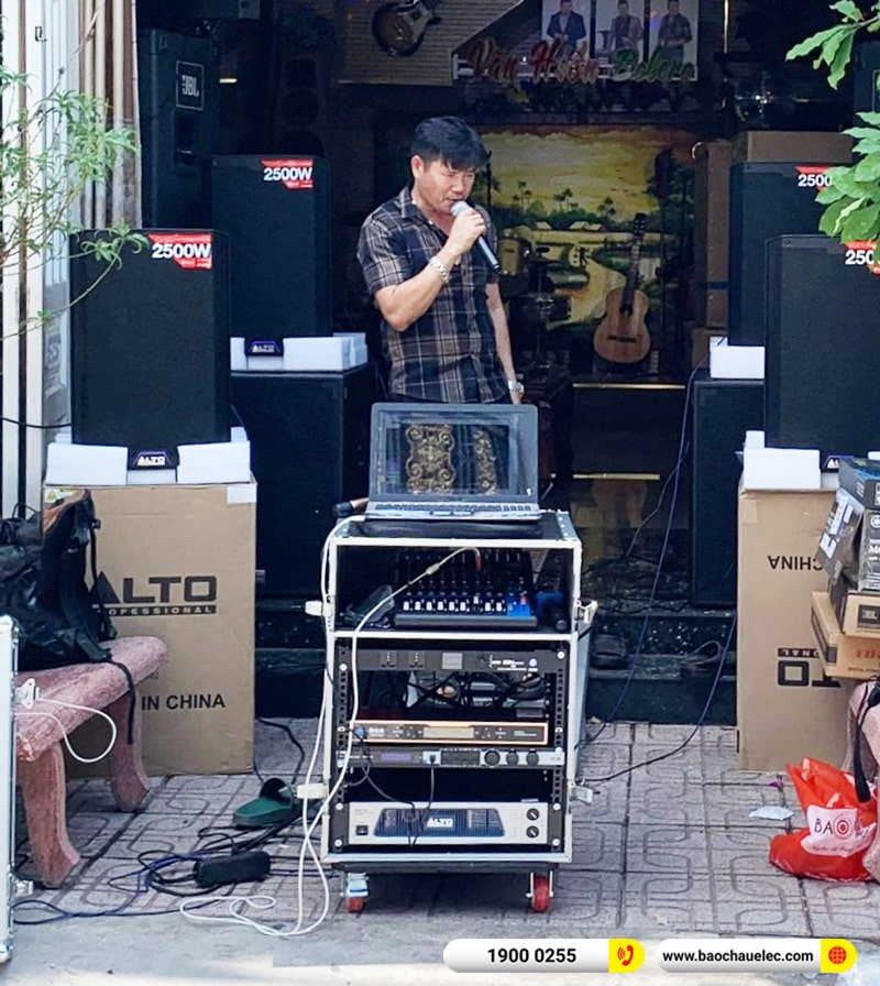 Lắp đặt dàn âm thanh trị giá gần 120 triệu cho anh Hiến tại Bình Dương (Alto TS415, Alto MP2750, KX180A, MG12XU, SXSub18+, UGX12 Gold)