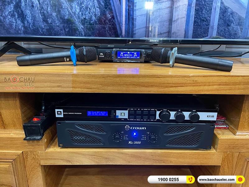Lắp đặt dàn karaoke gia đình anh Tiệp tại Bình Dương