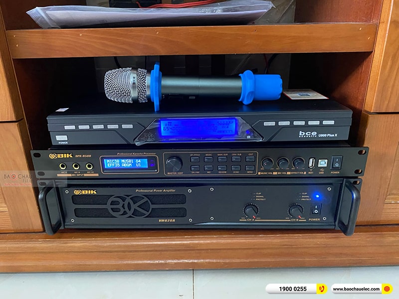 Lắp đặt dàn karaoke trị giá hơn 30 triệu cho anh Nam tại Bình Dương