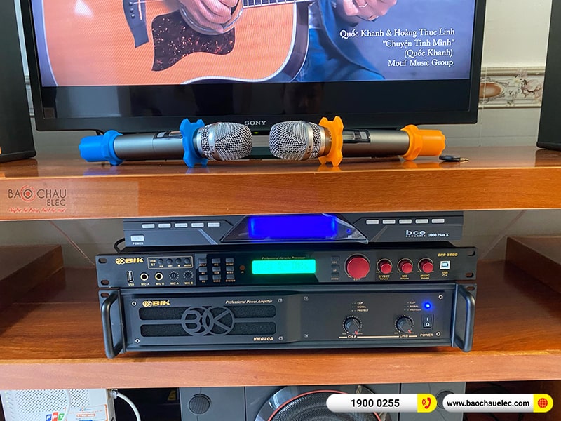 Lắp đặt dàn karaoke chị Thùy tại Bình Dương