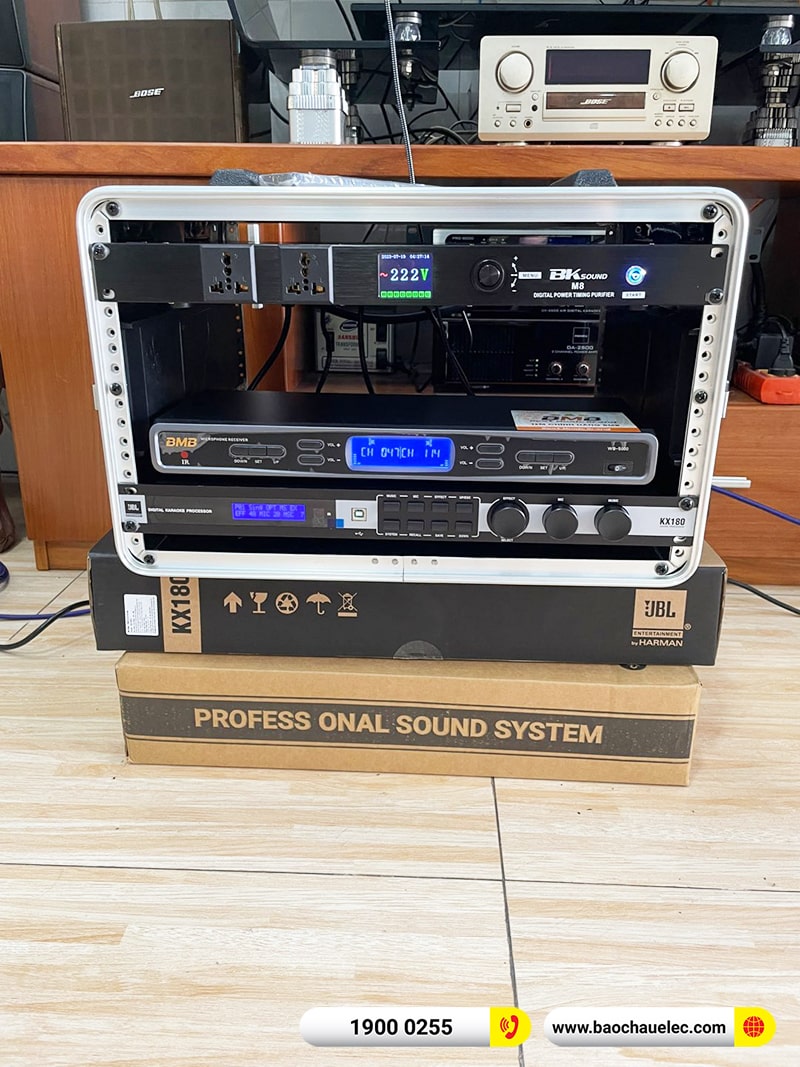 Lắp đặt dàn karaoke, loa di động RCF trị giá hơn 150 triệu cho anh Lượng tại Bình Dương (RCF EVOX 12, KX180A, WB5000, BKSound M8) 