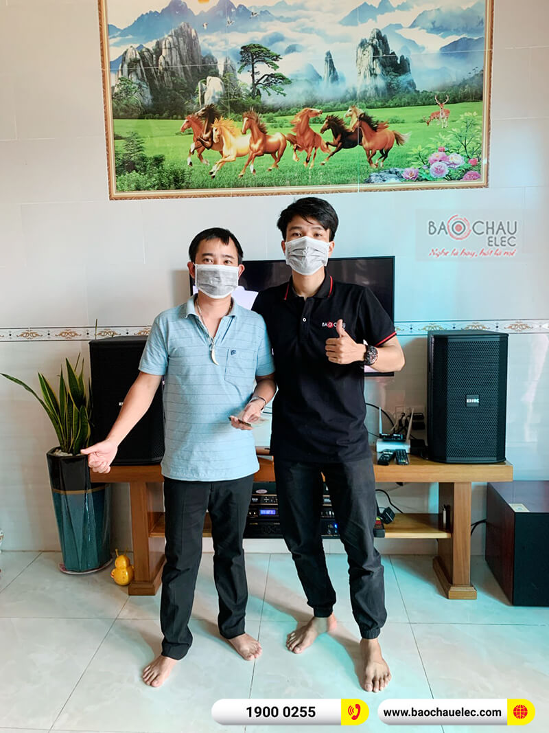 Lắp đặt dàn karaoke chị Hạnh tại Bình Dương