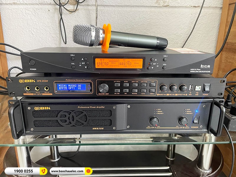 Lắp đặt dàn karaoke trị giá hơn 50 triệu cho chị Phượng tại Bình Dương (BMB CSS 1212SE, VM820A, BPR-8500, BJ-W25A, UGX12 Plus)