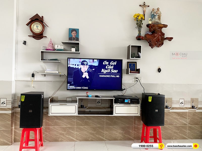 Lắp đặt dàn nghe nhạc trị giá hơn 20 triệu đồng cho anh Tân tại Bình Dương