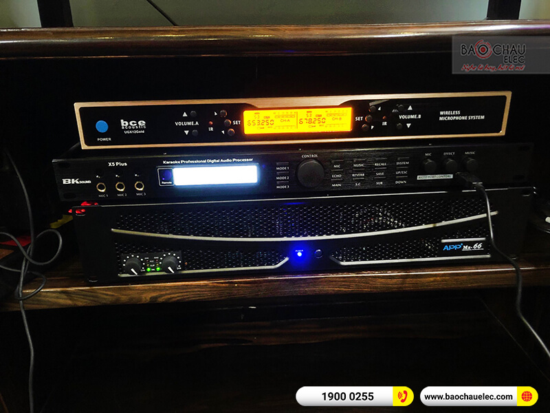 Lắp đặt dàn karaoke anh Huấn tại Hải Phòng 