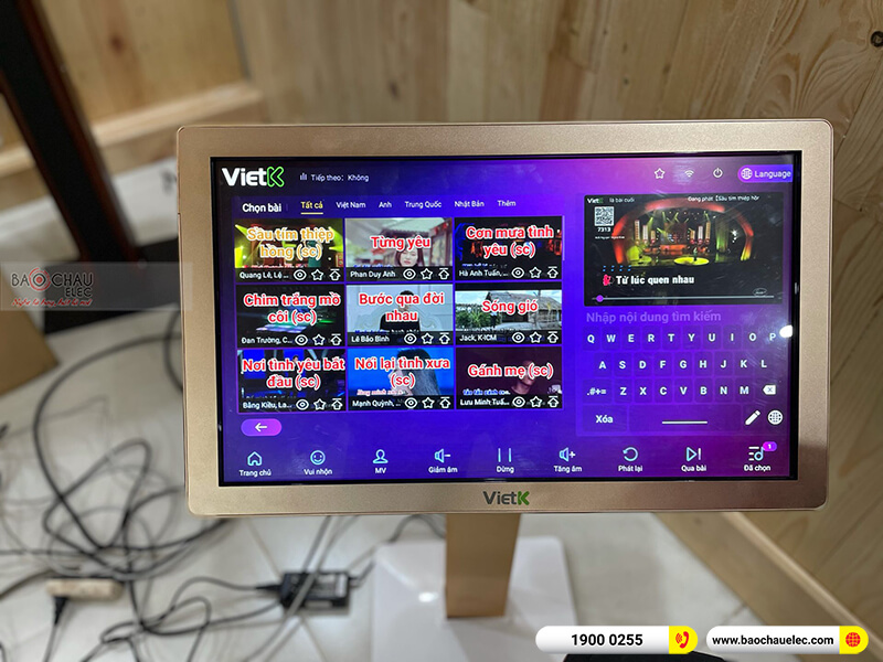 Lắp đặt dàn karaoke anh Phong tại Bình Dương