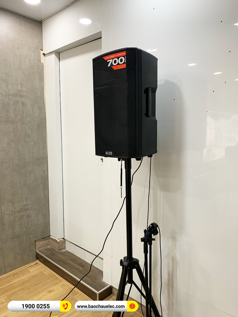 Lắp đặt dàn âm thanh cho phòng học nhạc tại Bình Dương (Alto TX315, Behringer XR12, BCE VIP6000) 