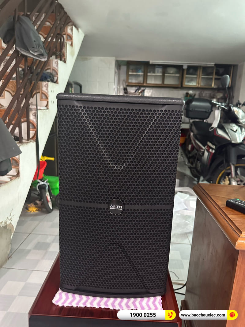 Lắp đặt dàn karaoke Alto gần 24tr cho anh Tự ở Bình Dương (Alto AT1000 II, VM 420A, DSP 9000 Plus, SW512-C)