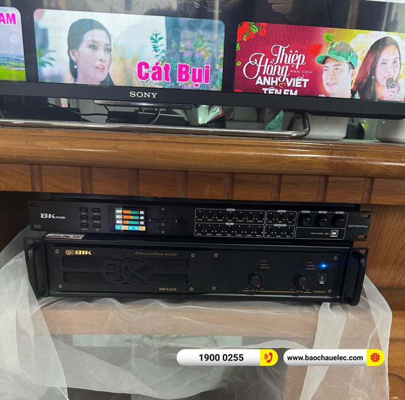 Lắp đặt dàn karaoke Alto gần 24tr cho anh Tự ở Bình Dương (Alto AT1000 II, VM 420A, DSP 9000 Plus, SW512-C)