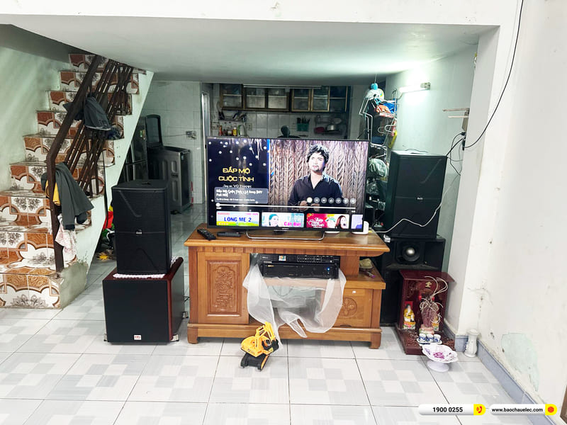 Lắp đặt dàn karaoke Alto gần 24tr cho anh Tự ở Bình Dương (Alto AT1000 II, VM 420A, DSP 9000 Plus, SW512-C)