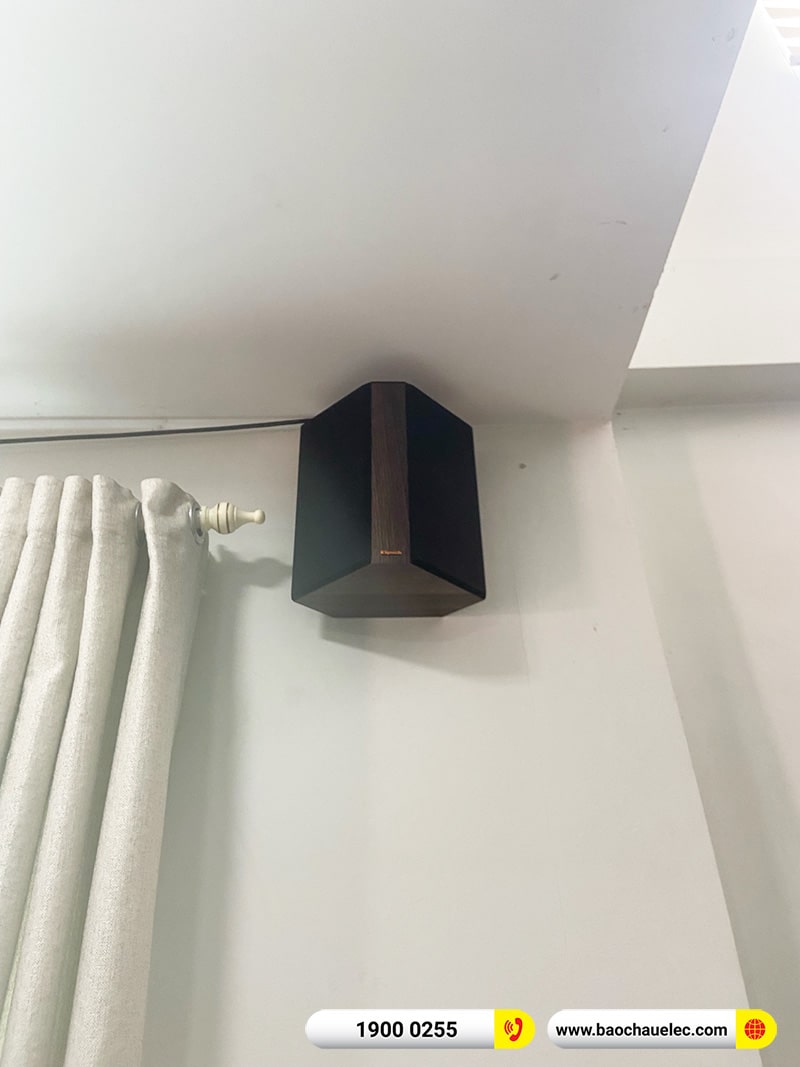 Lắp đặt dàn âm thanh 5.1 xem phim, nghe nhạc trị giá khoảng 130 triệu cho anh Dương tại Bình Dương (RP-8000F II, RP-502S, RP-504C, SPL150, AVC-X4700H, Vision 4K)