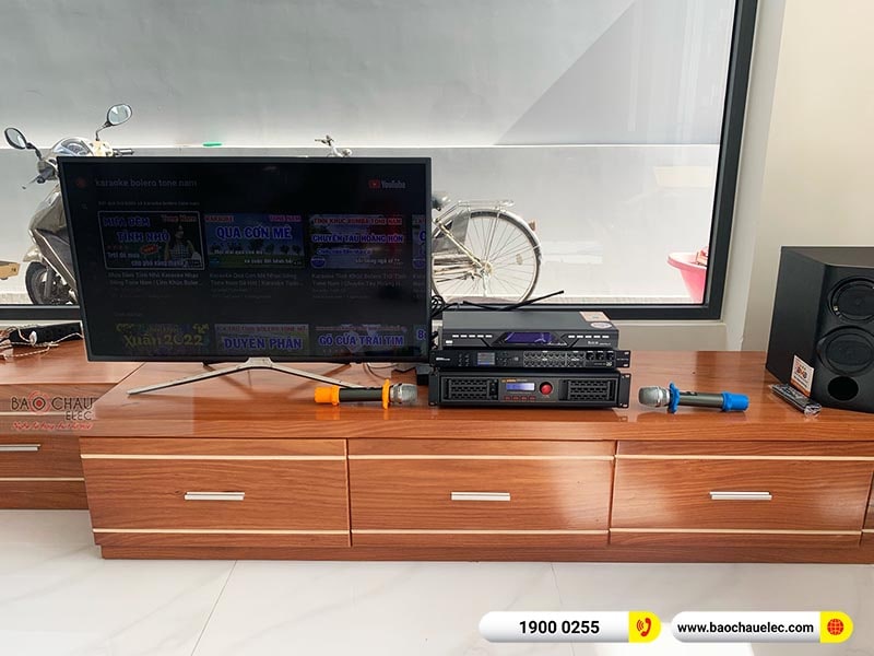 Dàn karaoke gia đình anh Hải