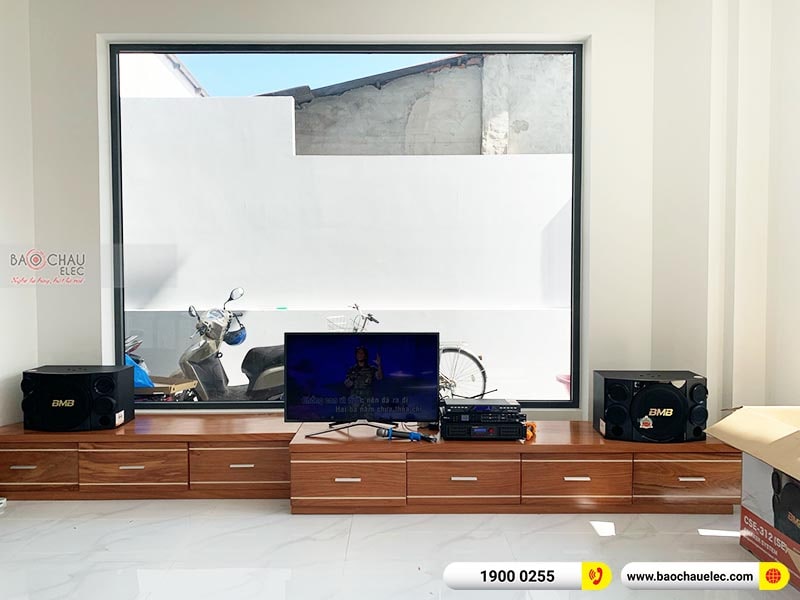 Dàn karaoke gia đình anh Hải