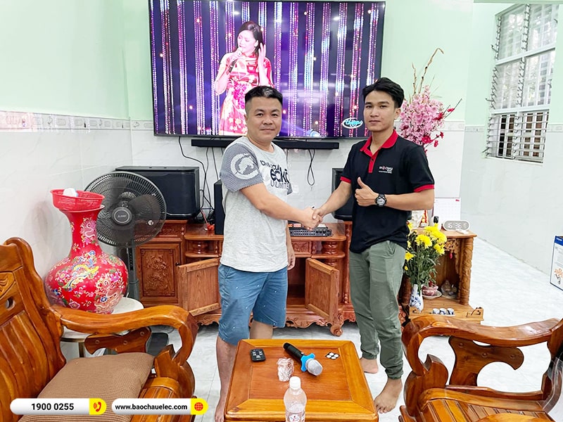 Lắp đặt dàn karaoke trị giá khoảng 20 triệu cho anh Hiếu tại Bình Dương (JBL RM210, BKSound DSP-9000 Plus, BIK BJ-U100)