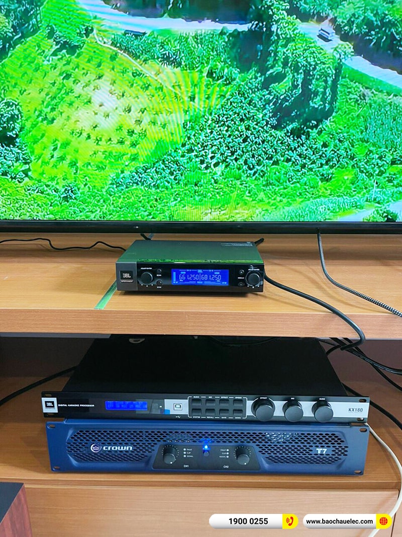 Lắp đặt dàn karaoke trị giá hơn 90 triệu cho anh Huy tại Bình Dương (RCF C3110-126, Crown T7, KX180A, JBL A120P, JBL VM200) 