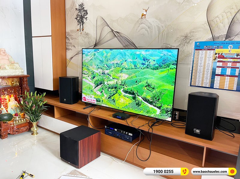 Lắp đặt dàn karaoke trị giá hơn 90 triệu cho anh Huy tại Bình Dương (RCF C3110-126, Crown T7, KX180A, JBL A120P, JBL VM200) 