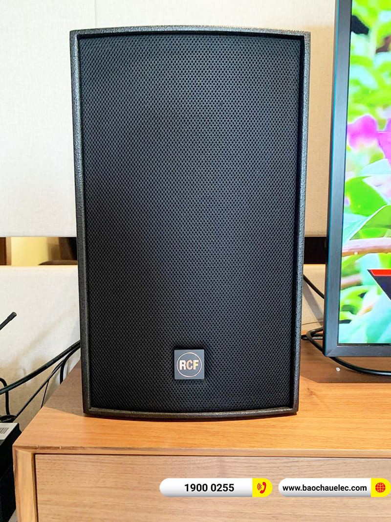Lắp đặt dàn karaoke RCF gần 93tr cho anh Khánh ở Bình Dương (RCF C 3110-126, Crown T7, KX180A, A120P, VM200...)