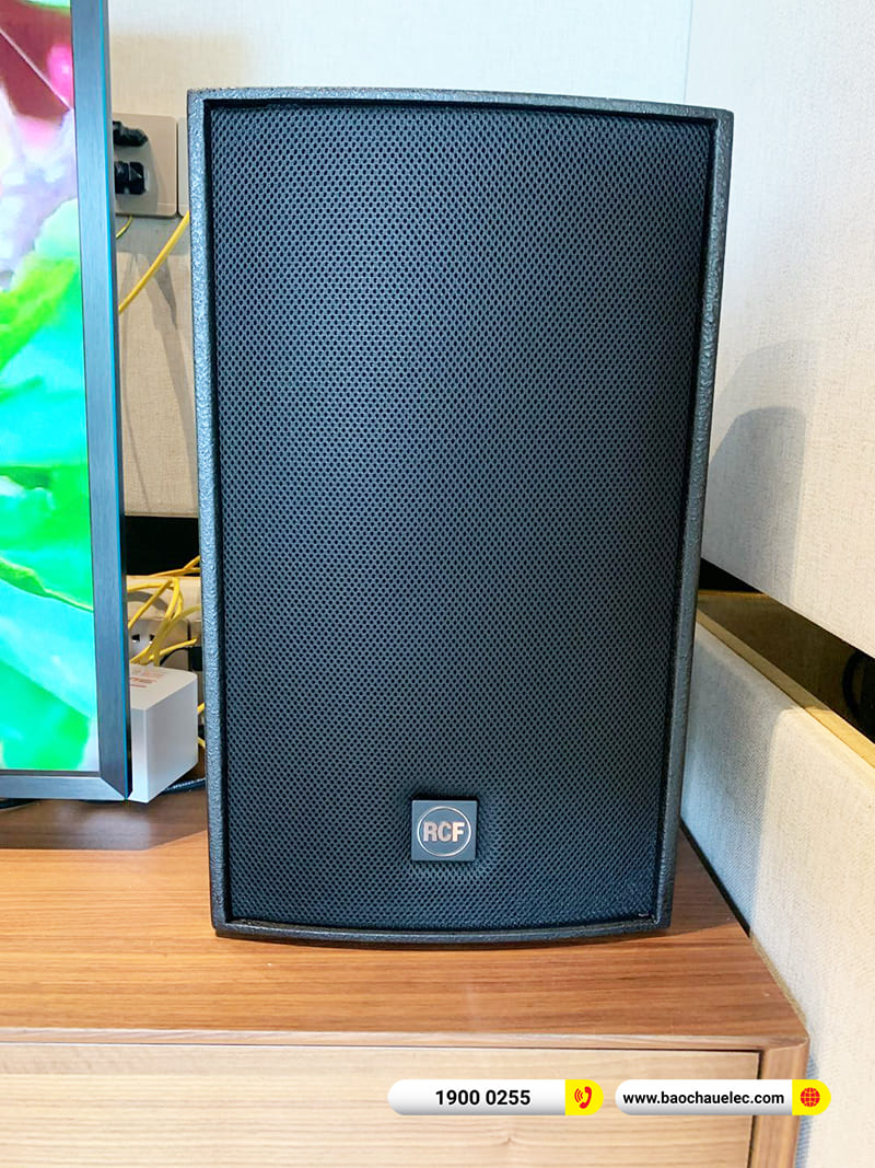 Lắp đặt dàn karaoke RCF gần 93tr cho anh Khánh ở Bình Dương (RCF C 3110-126, Crown T7, KX180A, A120P, VM200...)
