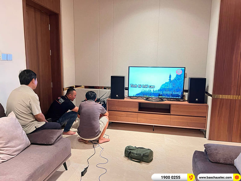 Lắp đặt dàn karaoke RCF gần 93tr cho anh Khánh ở Bình Dương (RCF C 3110-126, Crown T7, KX180A, A120P, VM200...)