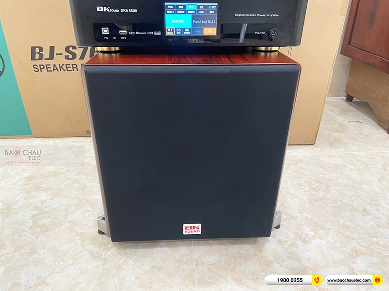 Lắp đặt dàn karaoke trị giá hơn 60 triệu cho anh Long tại Đồng Nai (BIK BJ-S768, BKSound DKA 6500, BKSound SW512C)