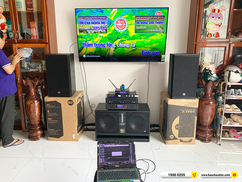 Lắp đặt dàn karaoke trị giá hơn 70 triệu cho anh Sìn tại Bình Dương (RCF X-Max 12, BPA-8200, APP MZ46, KX180A, BJ-W88 Plus, VM300) 