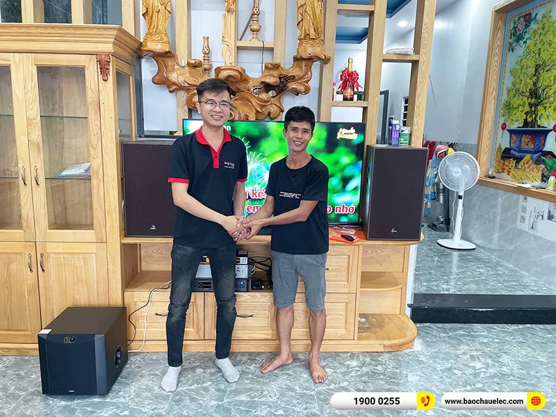 Lắp đặt dàn karaoke trị giá hơn 50 triệu cho anh Sơn tại Bình Dương (Alto BLS 12+, VM820A, K9900II Luxury, NS-SW300, UGX12 Gold) 