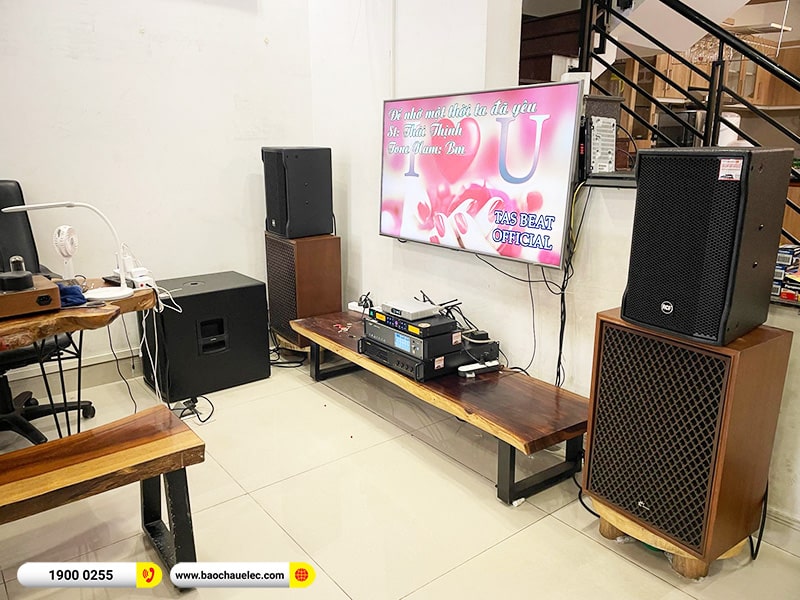 Lắp đặt dàn karaoke RCF hơn 109tr cho anh Tâm tại Bình Dương (RCF CMAX 4110, VM840A, K9900II Luxury, 705ASII) 