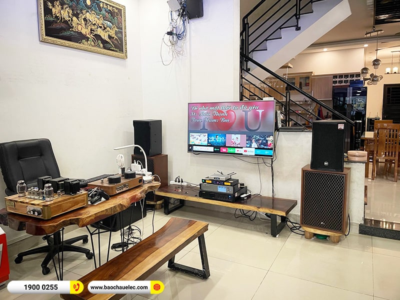 Lắp đặt dàn karaoke RCF hơn 109tr cho anh Tâm tại Bình Dương (RCF CMAX 4110, VM840A, K9900II Luxury, 705ASII) 