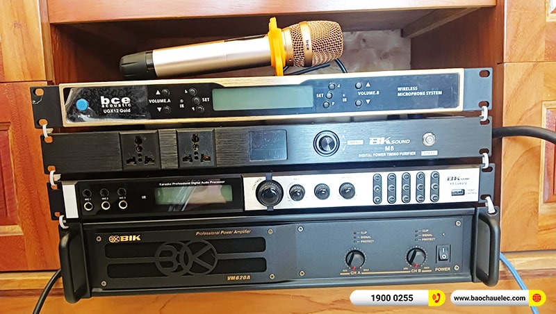 Lắp đặt dàn karaoke trị giá hơn 50 triệu cho anh Tuân tại Bình Dương (JBL CV1270, VM620A, X6 Luxury, TX212S, UGX12 Gold, BKSound M8)