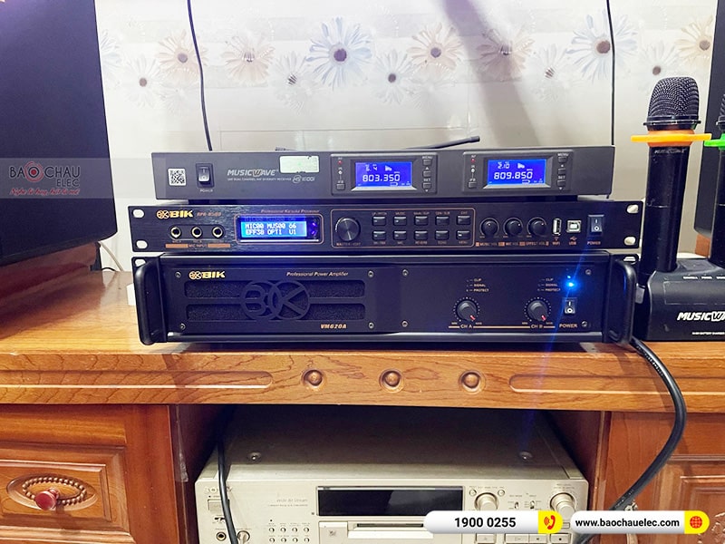 Lắp đặt dàn karaoke trị giá gần 30 triệu cho anh Việt tại Bình Dương (BIK BJ-S968, BIK VM620A, BIK BPR-8500) 