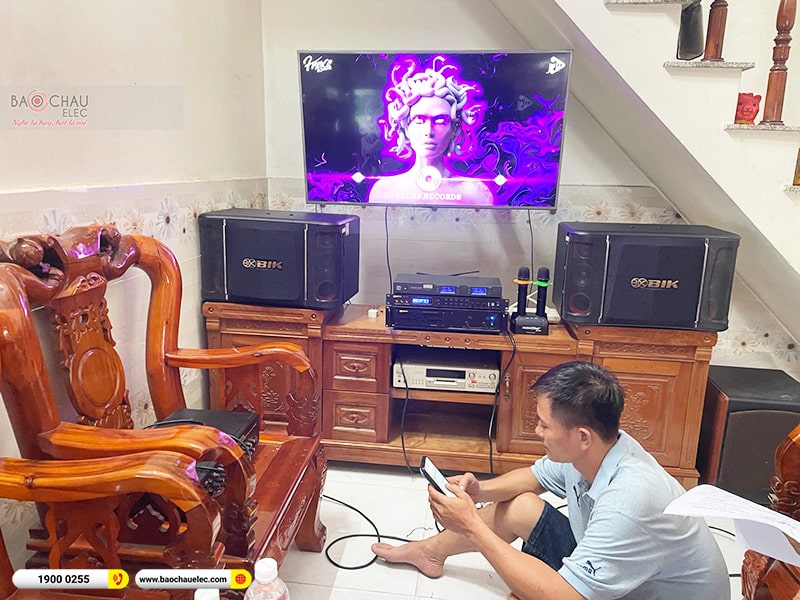 Lắp đặt dàn karaoke trị giá gần 30 triệu cho anh Việt tại Bình Dương (BIK BJ-S968, BIK VM620A, BIK BPR-8500) 