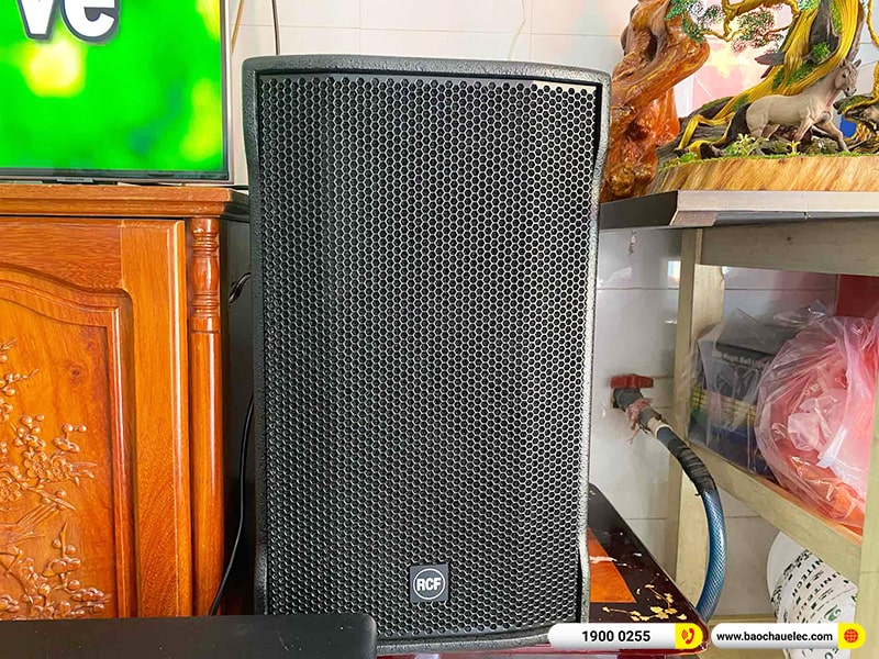 Lắp đặt dàn karaoke trị giá gần 100 triệu cho chị Giàu tại Bình Dương (RCF CMAX 4112, Crown Xli2500, KX180A, Pasion 12SP, JBL VM300) 