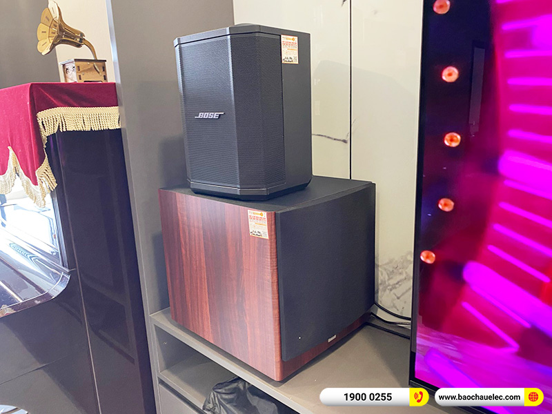 Lắp đặt dàn karaoke di động Bose 26tr cho chú Tín tại Bình Dương (Bose S1 Pro, BKSound KP500, JBL A100P)