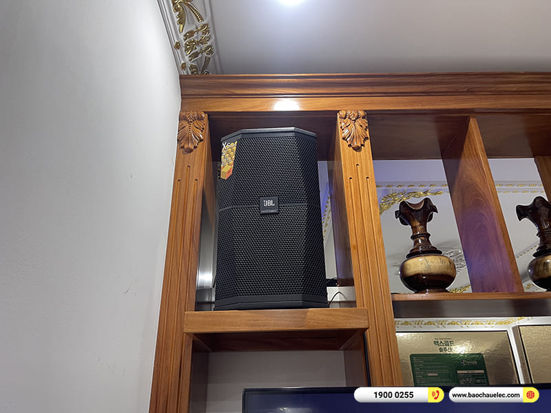 Lắp đặt dàn karaoke JBL hơn 47tr cho cô Hà ở Bình Dương (JBL XS10, Crown T5, KX180A, BCE VIP 3000)